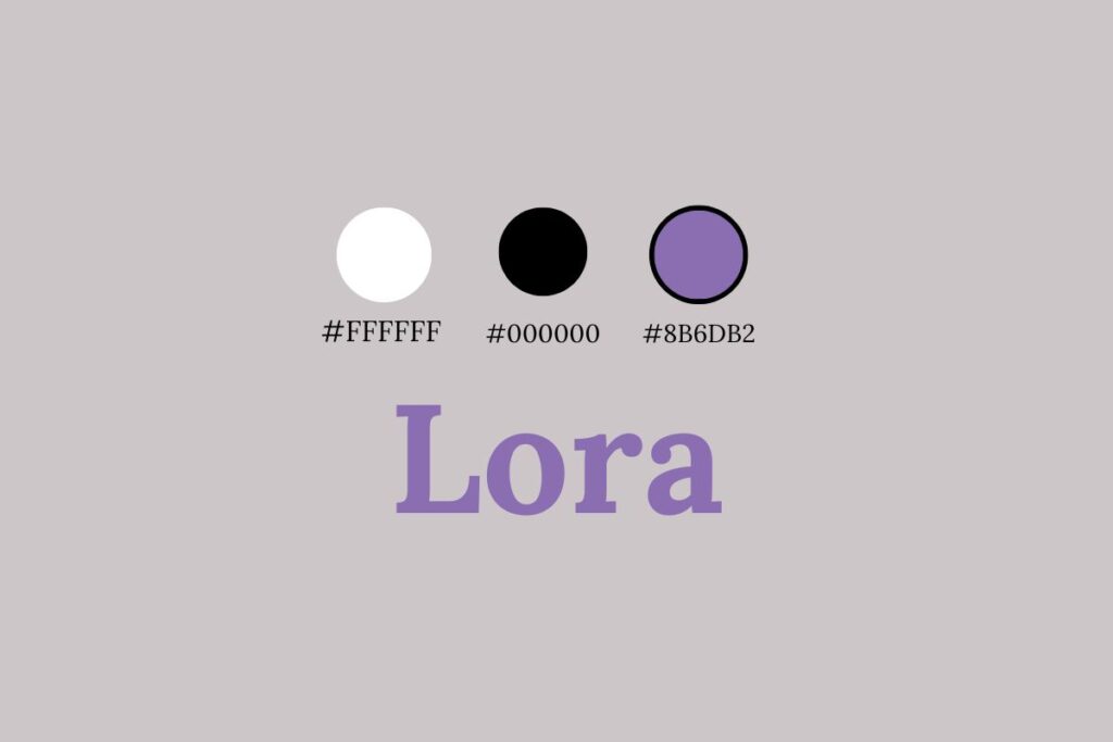Colors and Typography