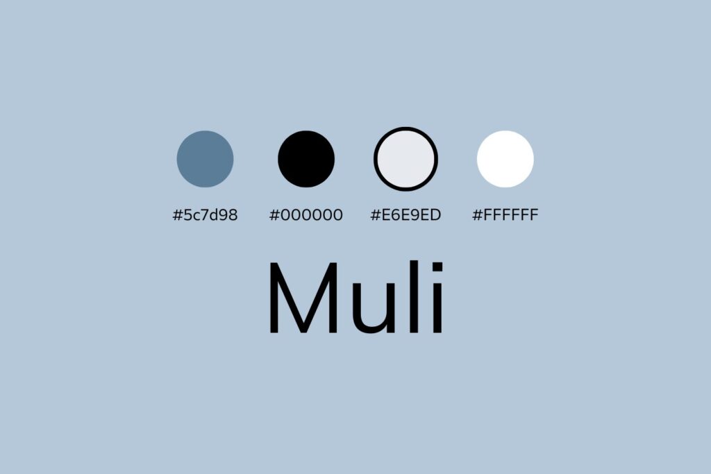Colors and Typography