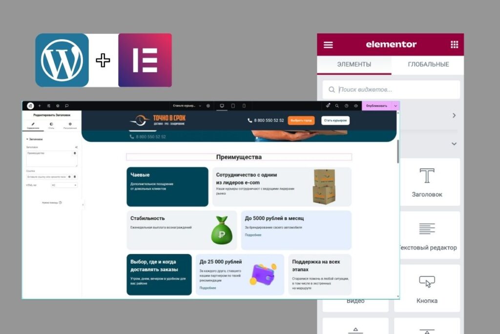 CMS WordPress + Elementor Pro
