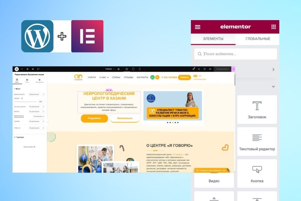CMS WordPress + Elementor Pro