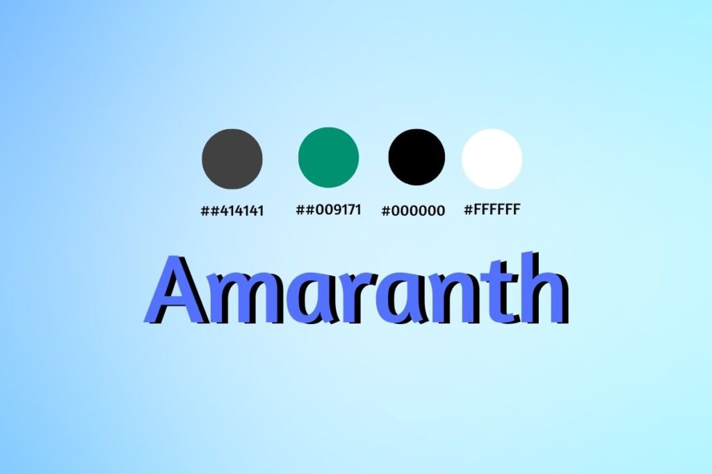Colors and Font