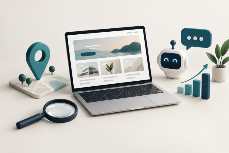 Website, search, maps and an AI assistant for business growth