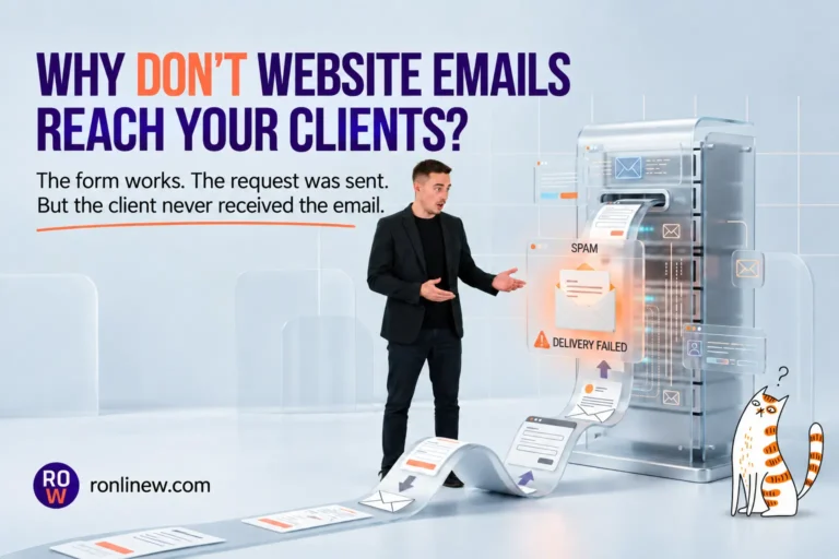 Why website emails fail to reach clients: SMTP delivery problems